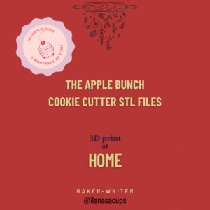 The Apple Bunch Cookie Cutter STL Files