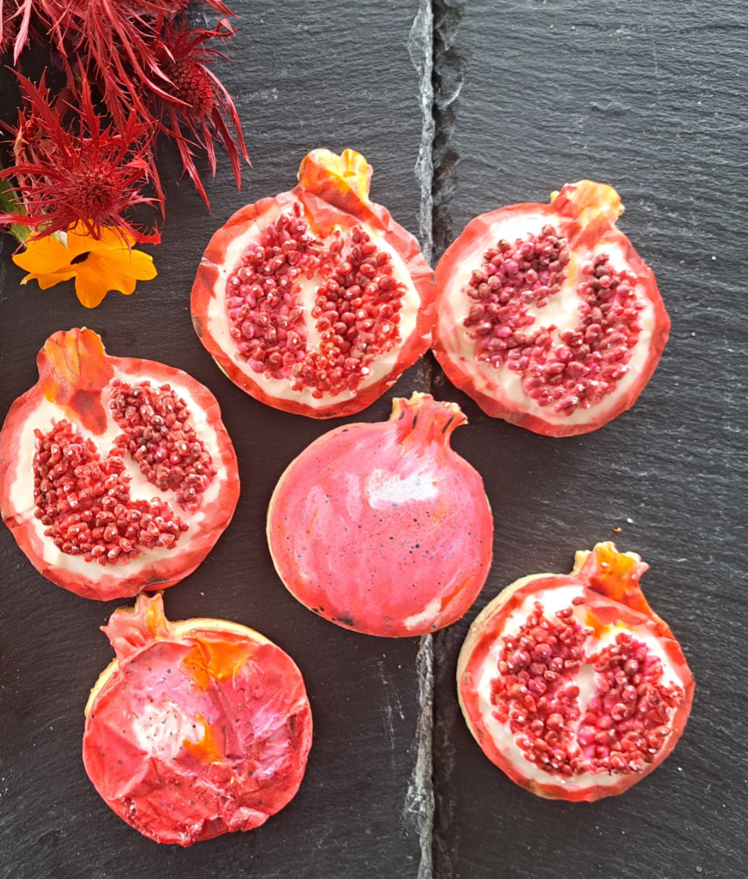 Red Crown Single Pomegranate Cookie Cutter STL Files - Image 2